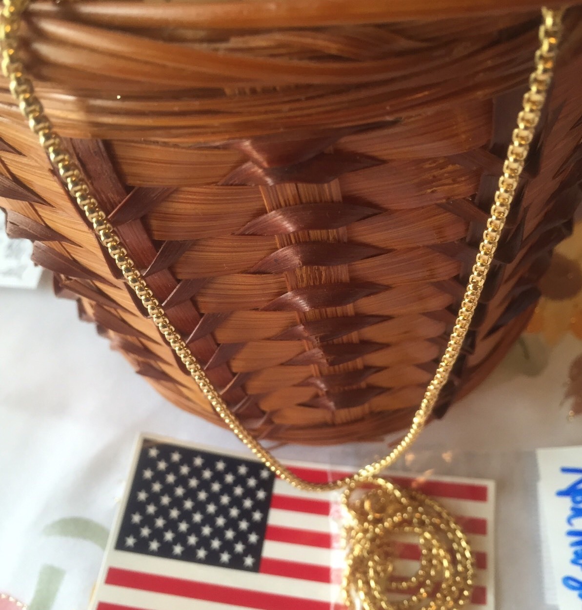“Handmade” 18K Real GOLD filled CHAIN $800 Strong Box 18+” Stamp 18K GF NECKLACE