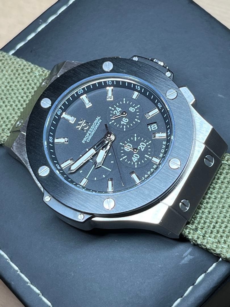 HYAKUICHI 08 Chronograph 10BAR DAY Rare, Excellent Condition, Working From Japan