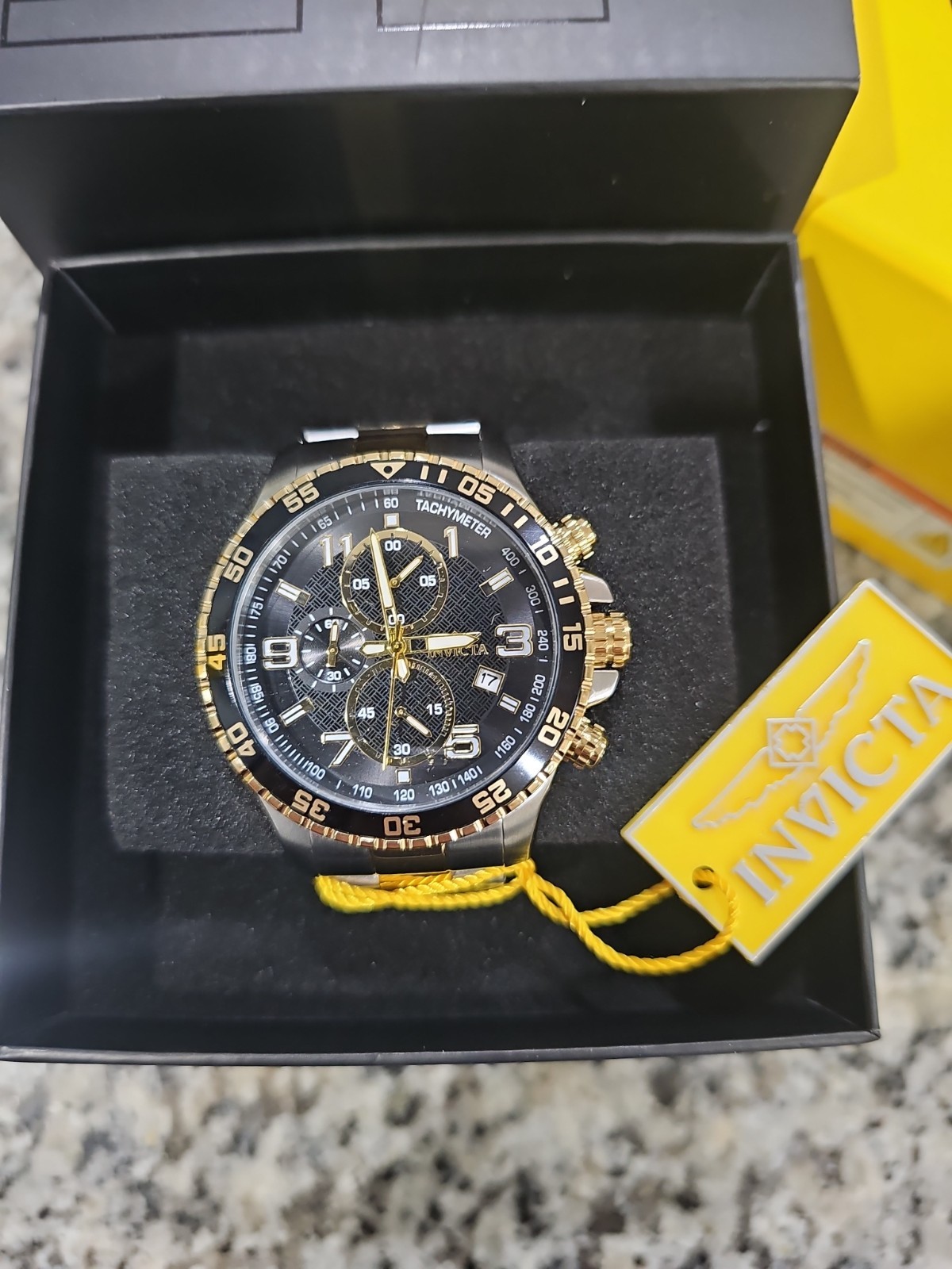 REATAIL $299.99 Invicta Specialty Fortitude 45mm Men’s Watch Gold Silver 37147