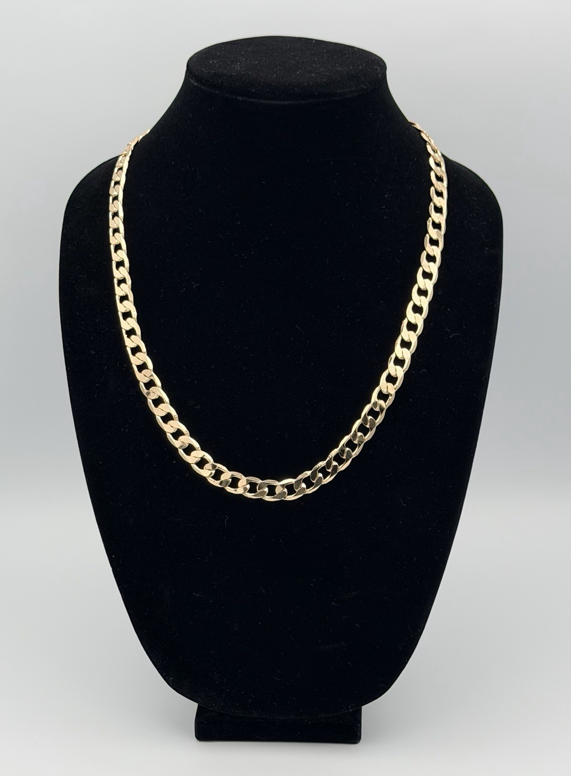 18K Gold Filled Cuban Link Chain, 10mm, 24″ New