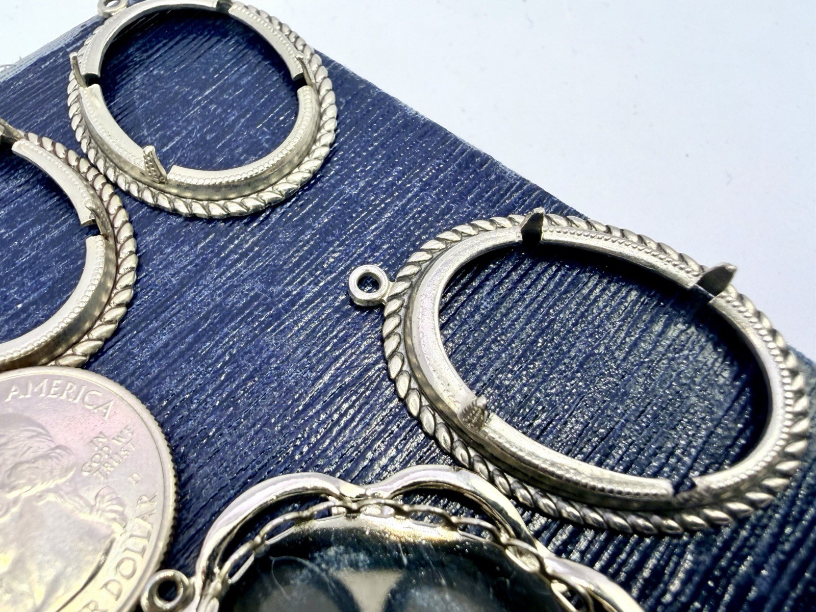 10 Pcs Vintage Pendant Settings Blanks Frames 24x30mm Findings Jewelry Making