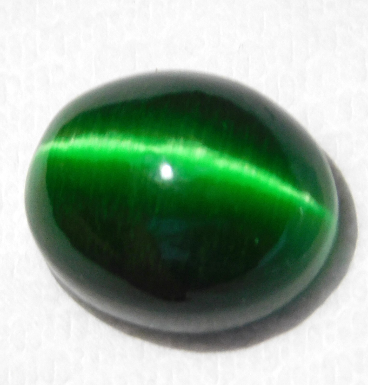 74.40 Ct Natural Chrysoberyl Green Cats Eye Oval Cabochon Cut Loose Gemstone