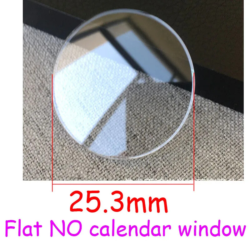 Round Flat Sapphire Watch Crystal for RLX 21.3 25.3 29.4 30.4 32.7mm Watch Glass