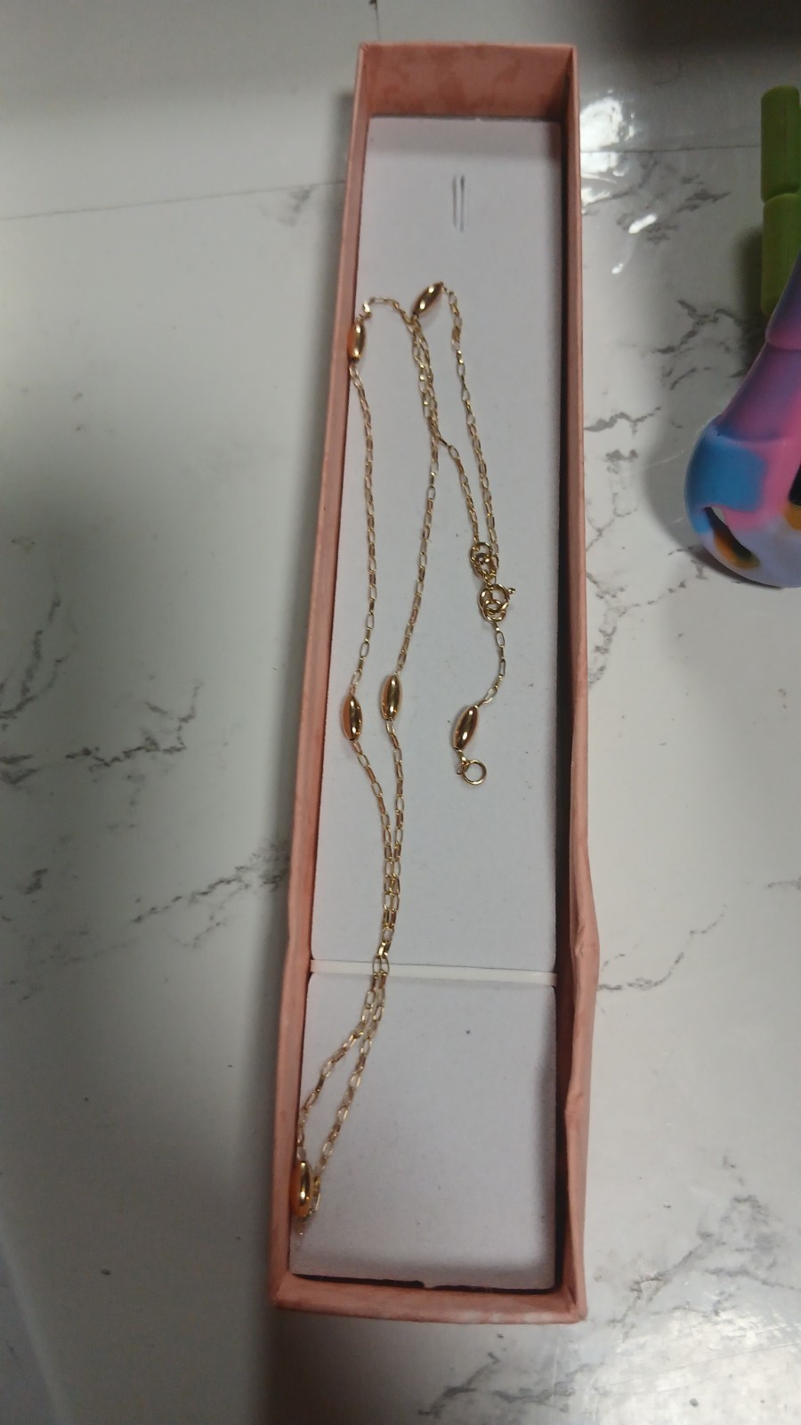 9ct yellow Gold belcher necklace