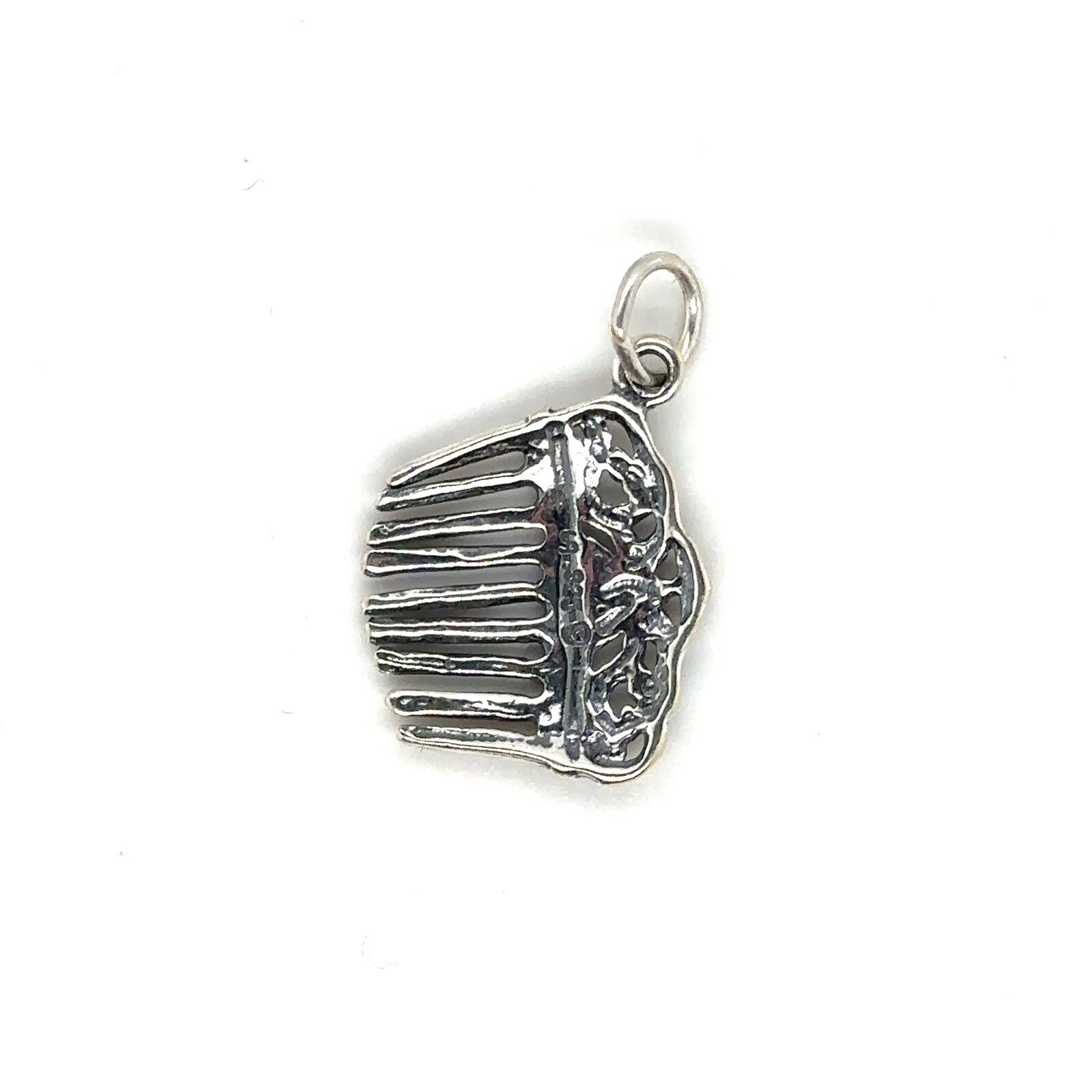 Shube’s Dakota West Sterling Silver Victorian Style Hair Comb Charm / Pendant 2g