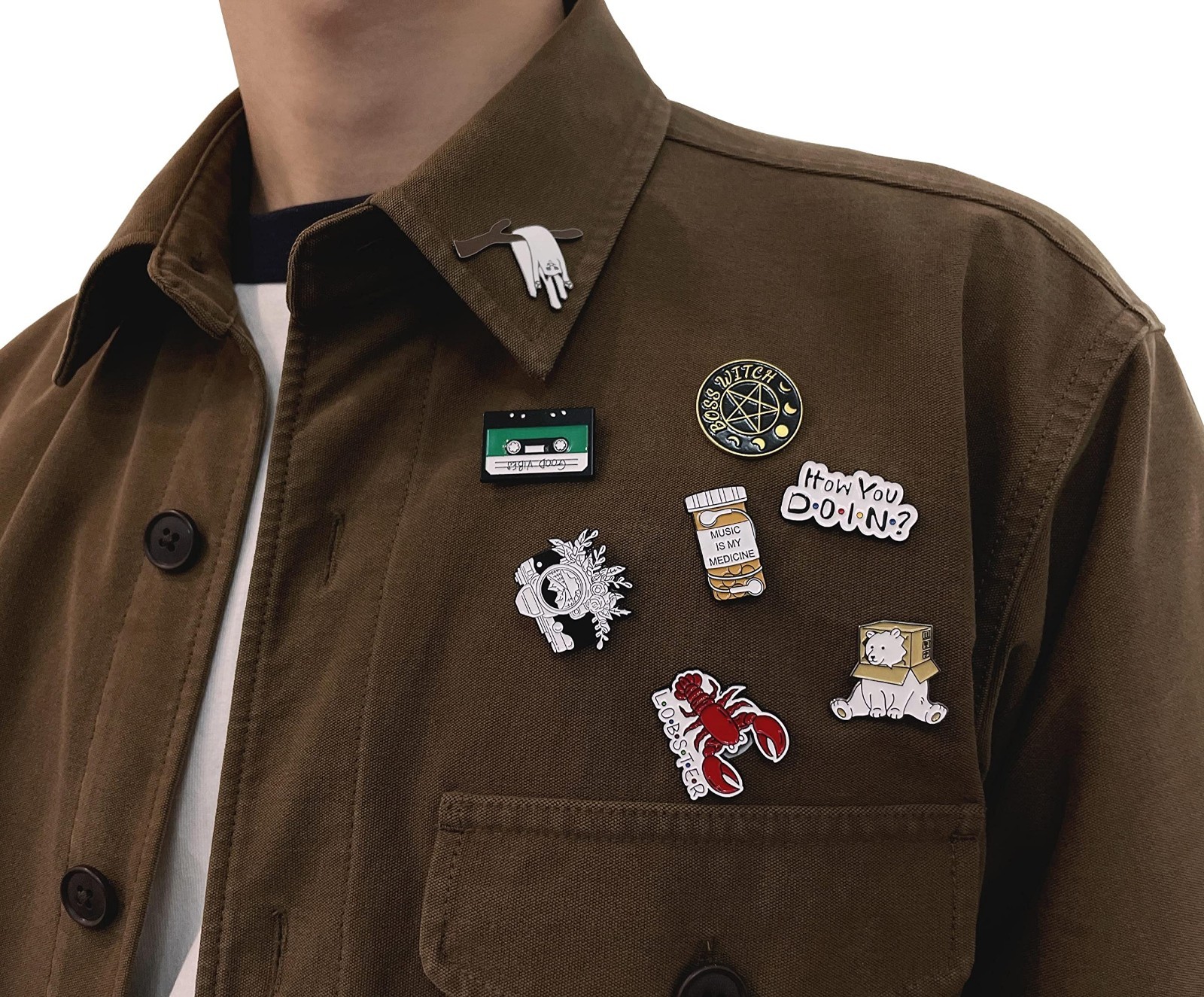 Cute Enamel Backpack Pins Set – 20/40/50/80 PCS Funny Aesthetic Brooches for Kid