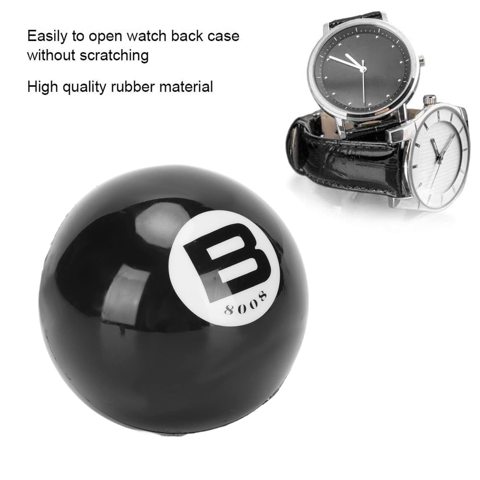 Watch Ball Opener, Easy Use 2.8in Dia Rubber Back Cover Opener Ball Inflatabl…