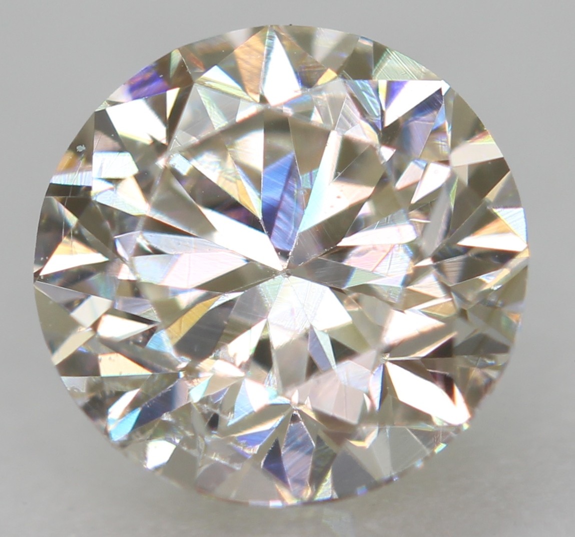 0.23 Carat K VVS2 Round Brilliant Natural Enhanced EARTH MINED Diamond 3.94mm
