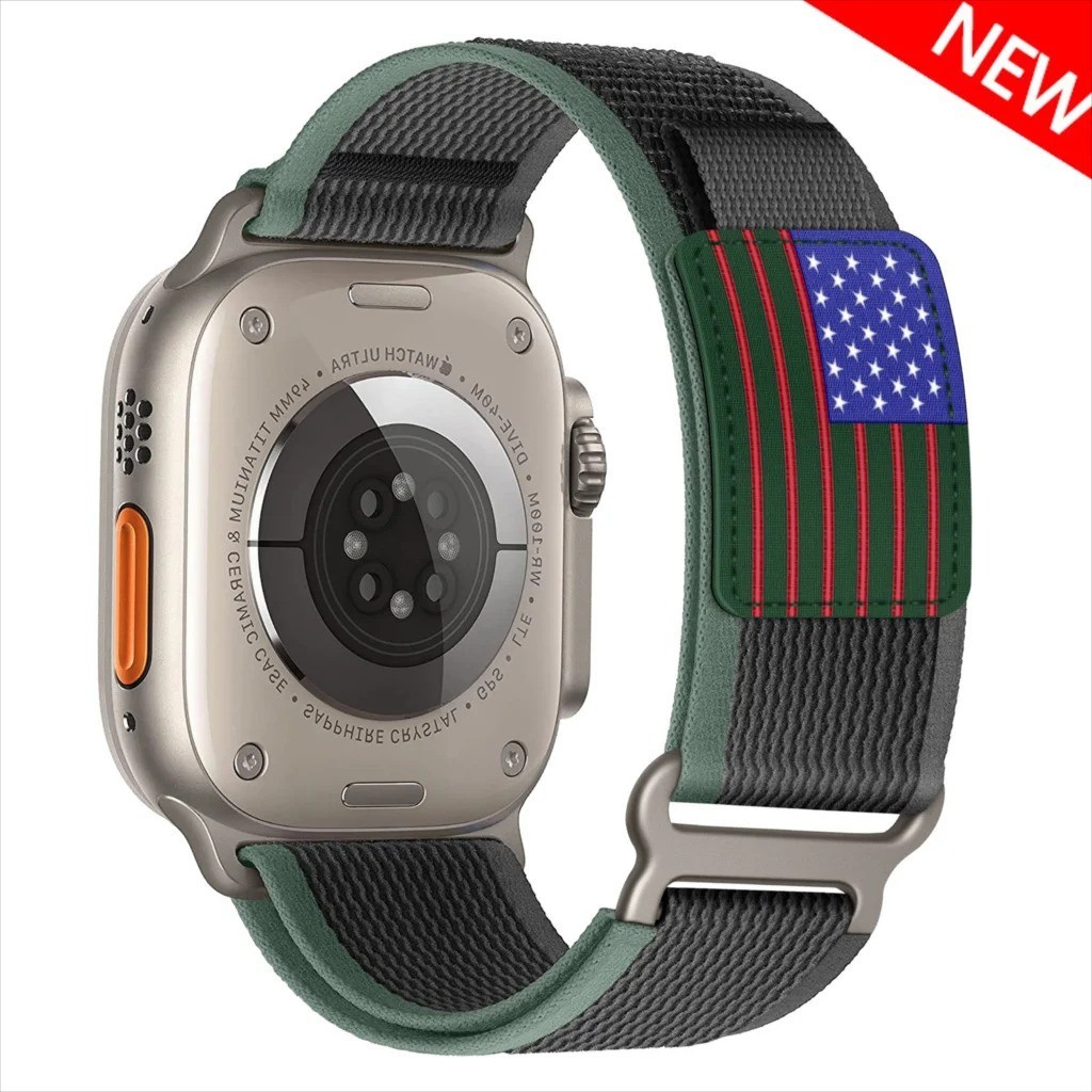 Nylon Strap Band For Apple Watch iWatch Series 10 9 8 7 6 SE Ultra 2 38mm-49mm