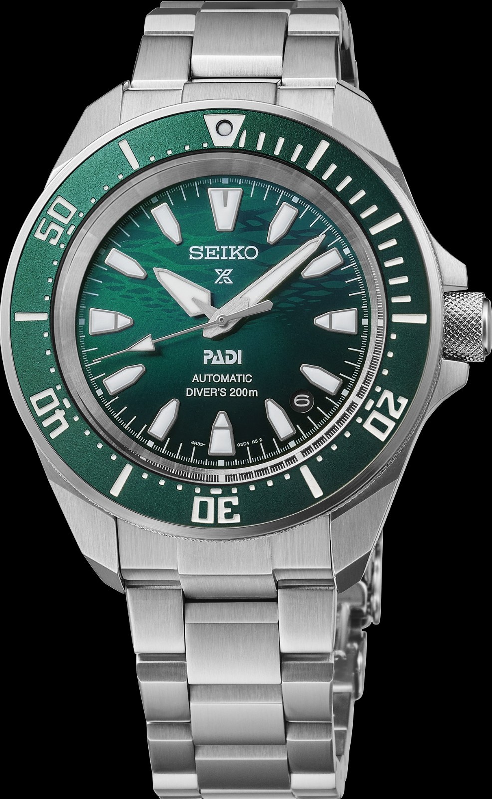 Seiko Prospex Samurai Sea Padi SPECIAL EDITION Green Dial 41.7mm Watch SRPL53