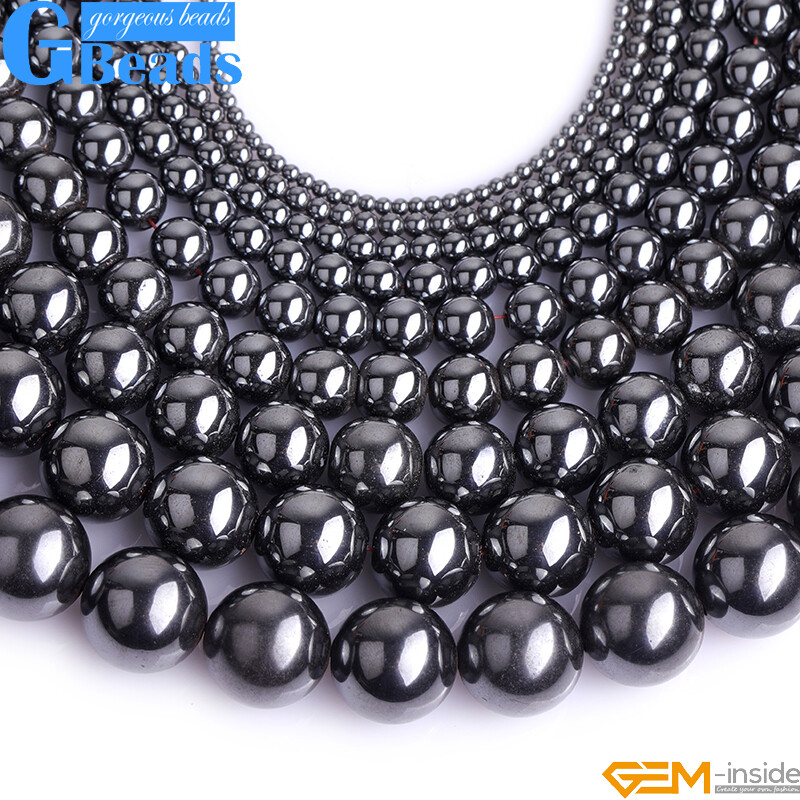 Wholesale Lot Assorted Colors Metallic Coated Reflections Hematite Round Beads