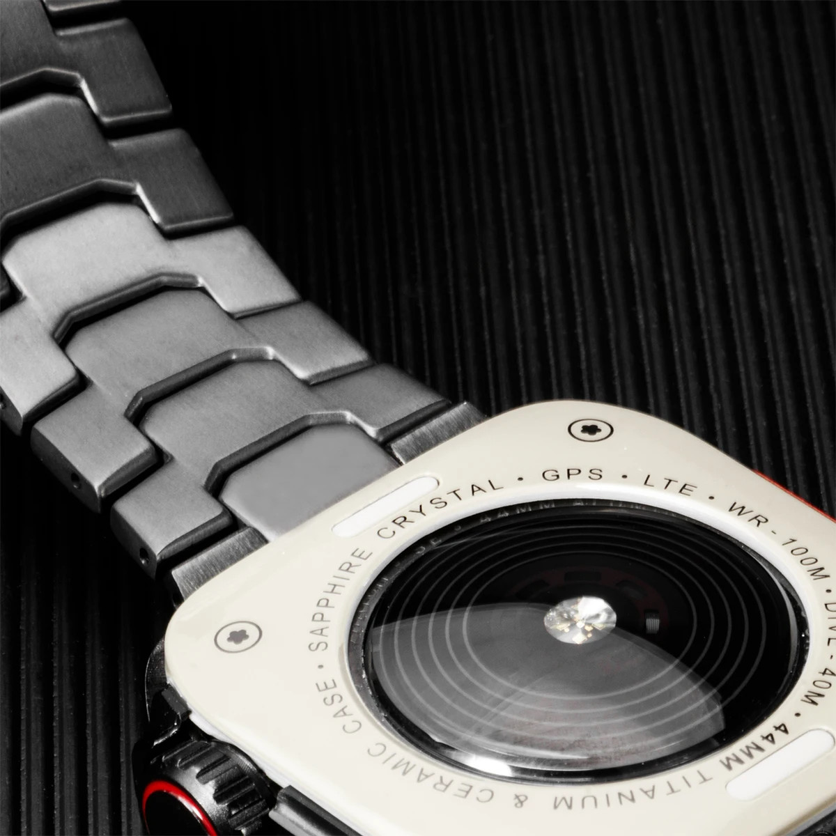 Luxury Titanium Metal Case Band For Apple Watch Ultra 3 49mm 11 10 9 8 7 6 5 SE