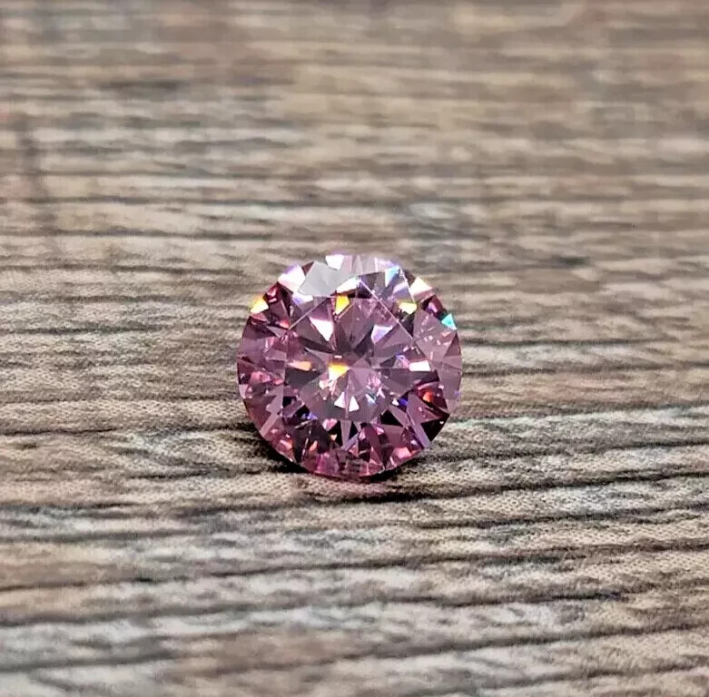5 CT Baby Pink Diamond – 11.50mm, Round Cut, VVS1, D Grade, Certified Stone A06