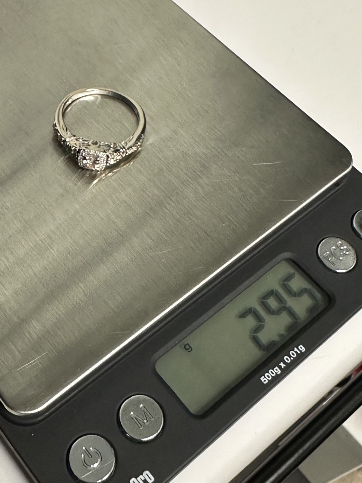 Le Vian 14k White Gold Chocolate Diamond Ring 3/8ctw 1.9dwt 3.0g