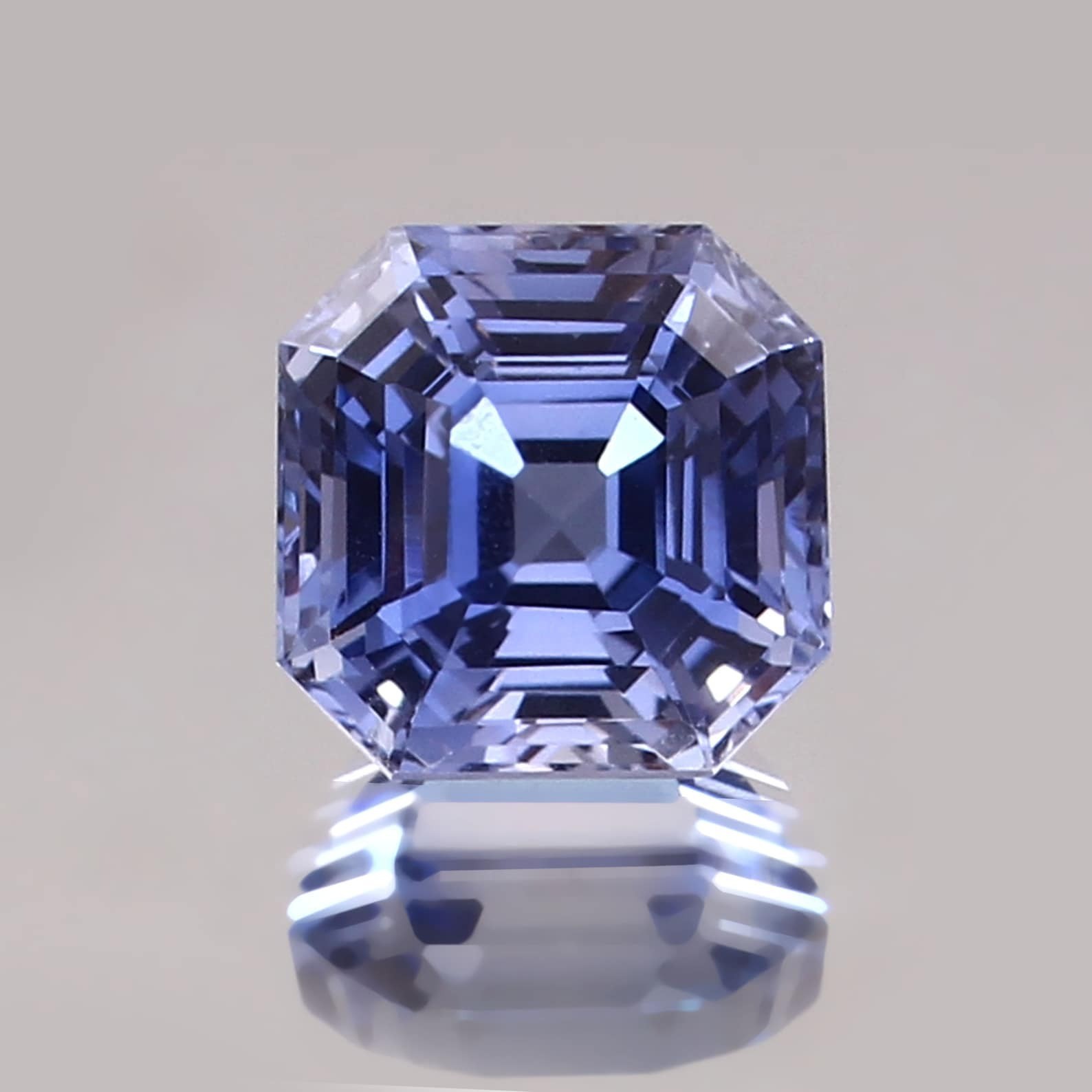 9.45 Ct Rare Natural Certified Ceylon Blue Sapphire Asscher Cut Loose Gemstone