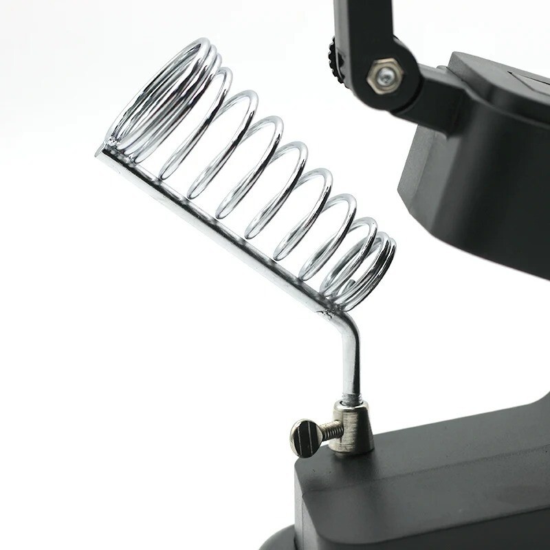 Helping Hands Tool Jewelry Repair Soldering Iron Clamp Holder Magnifying Glass