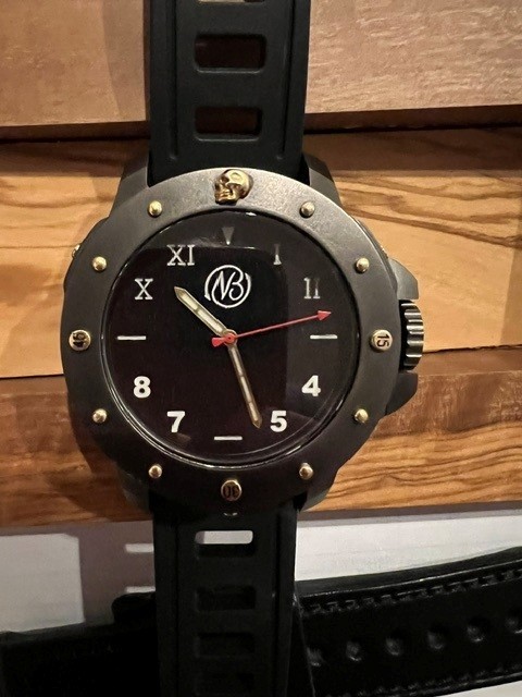 ENNEBI FONDALE 9650 BLACK DLC COATED TITANIUM CALIFORNIA DIAL 47MM 1000M