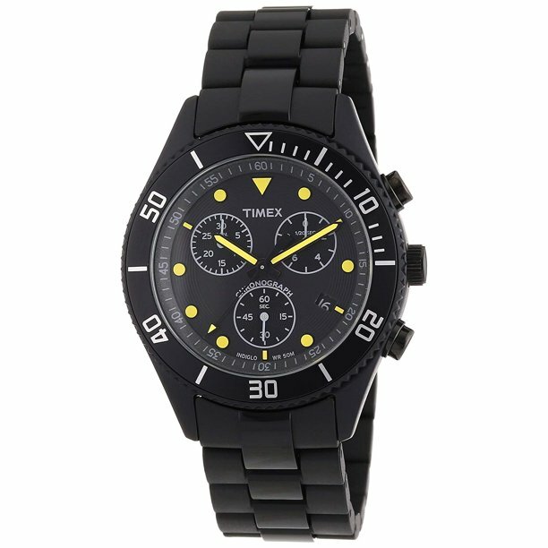 NEW TIMEX T2N866 ORIGINALS BLACK ANALOG CHRONOGRAPH WATCH