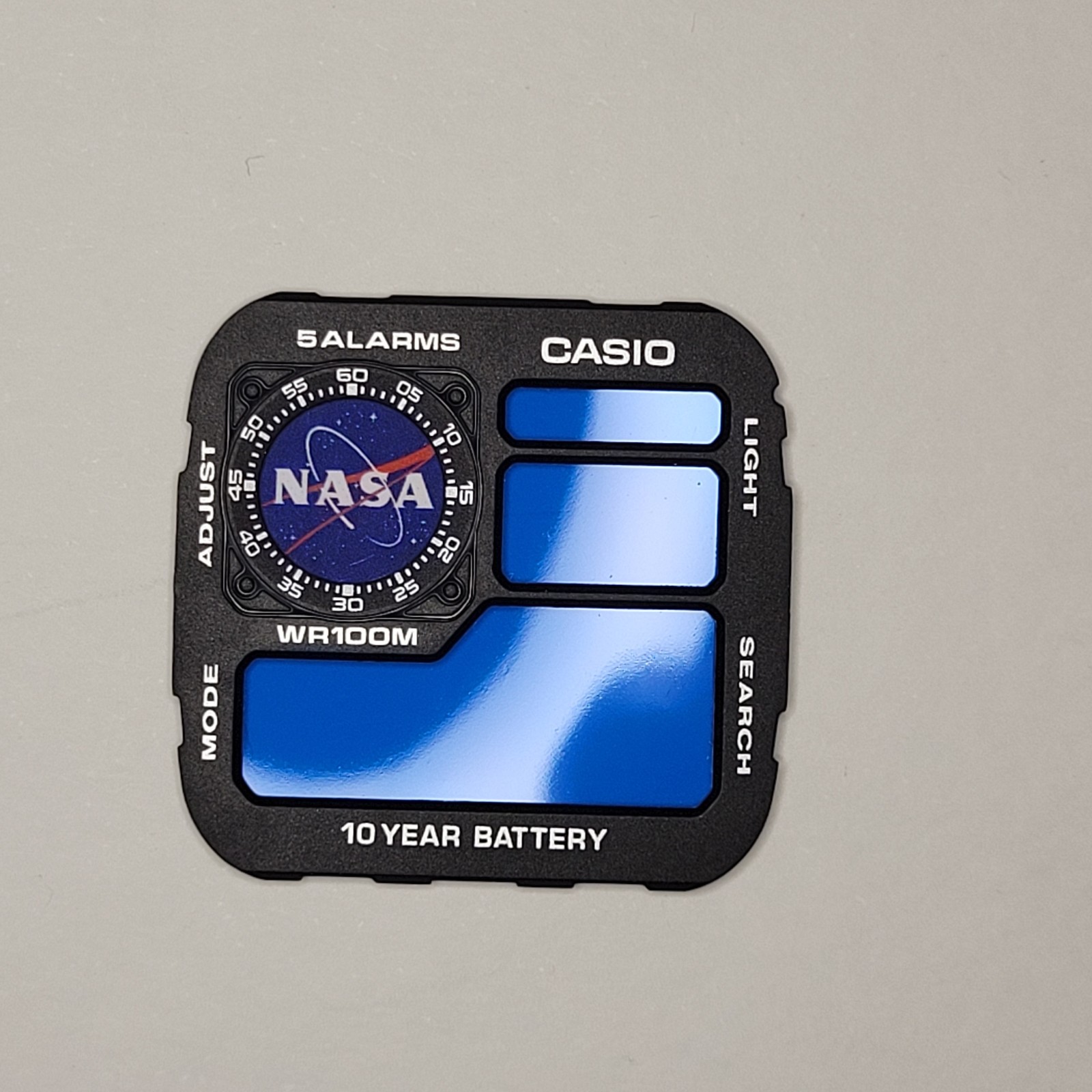 Casio AE-1200 Nasa Decals + 4 Color Filters Combo Mod Kit