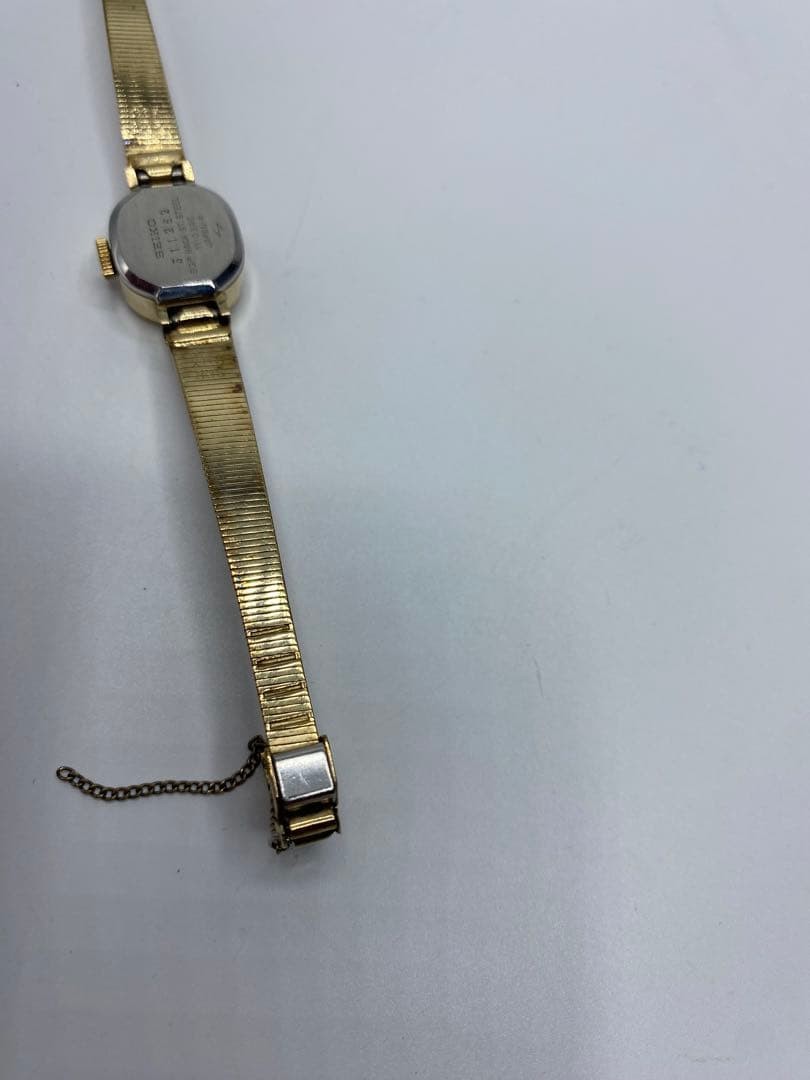 Excellent condition SEIKO 21 jewels gold analog manual winding watch 11-0340