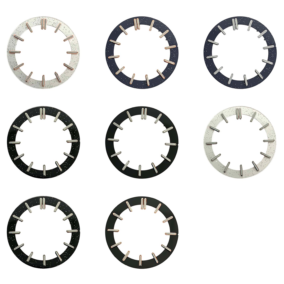31.8mm Skeleton Dial for NH70 Movement Luminous Hollow Dial Ring Watch Parts