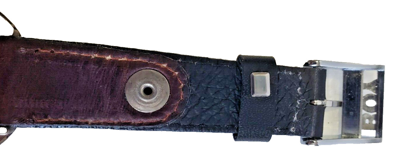 Boy London Boy-46-W Watch: 36mm Bidirectional Rotating bezel Japan. Runs.