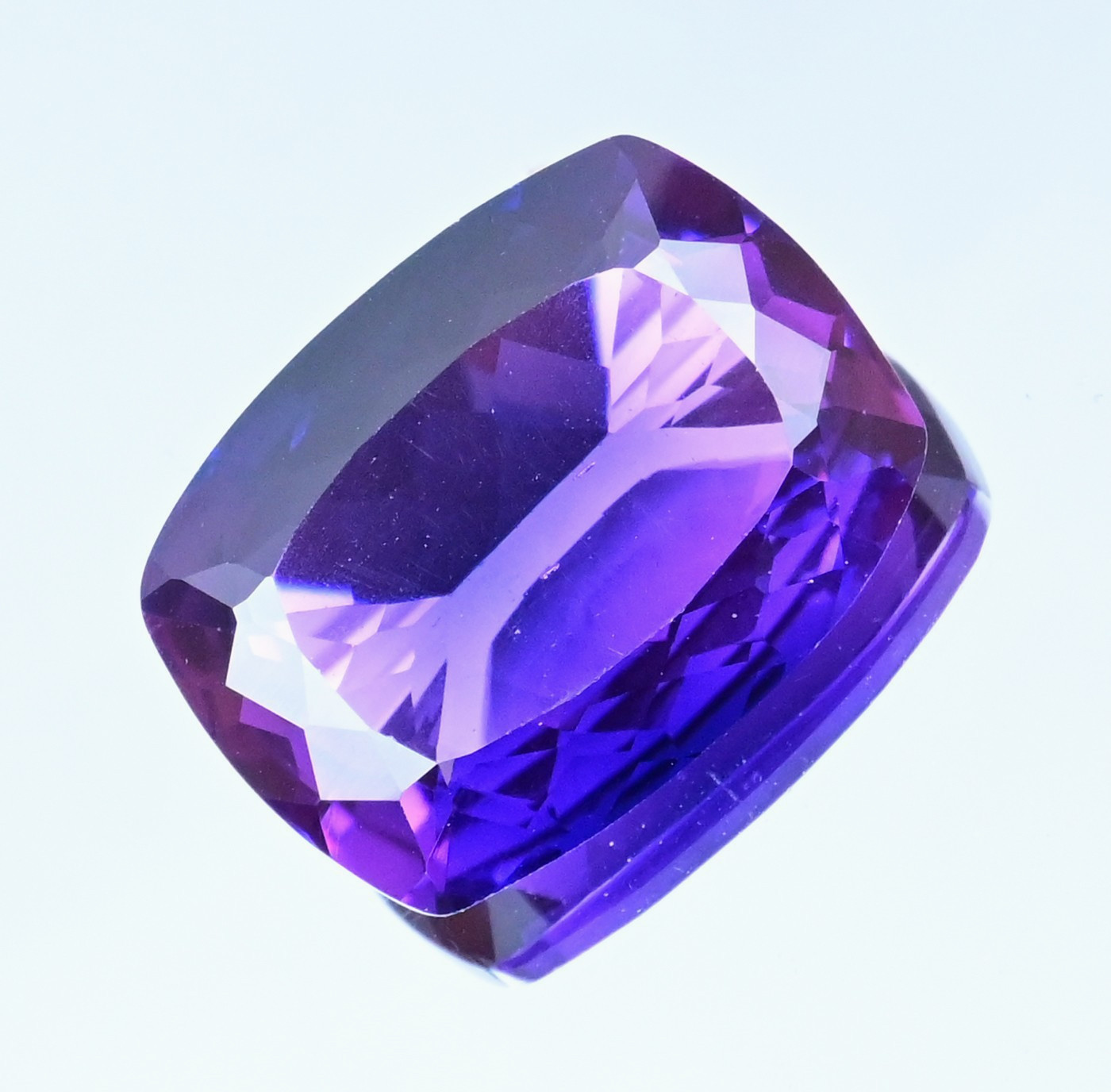 26.75 Ct Natural Purple-Blue Montana Sapphire Certified Flawless Loose Gemstone