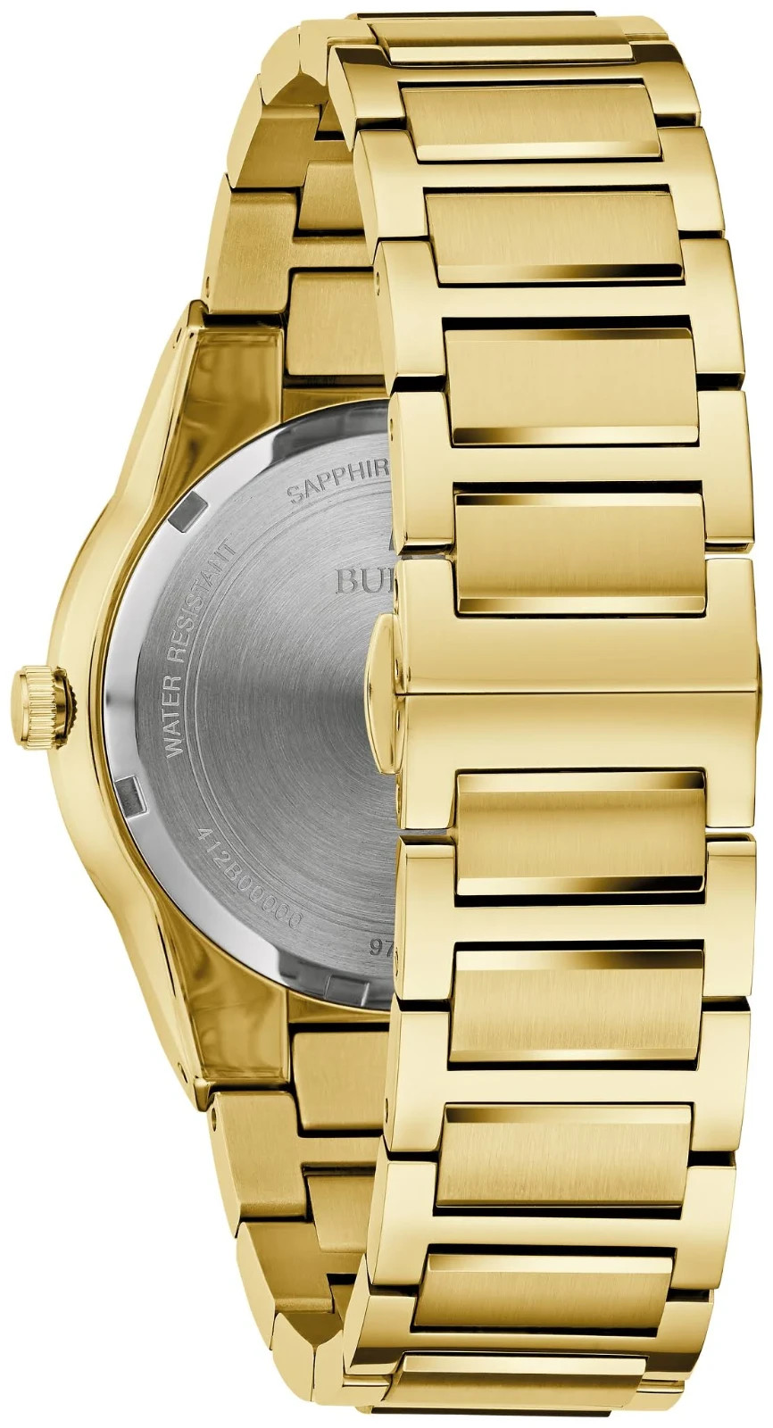 Bulova Men’s Modern Slim Movement Quartz Gold Stainless Steel Watch 41 MM 97A183