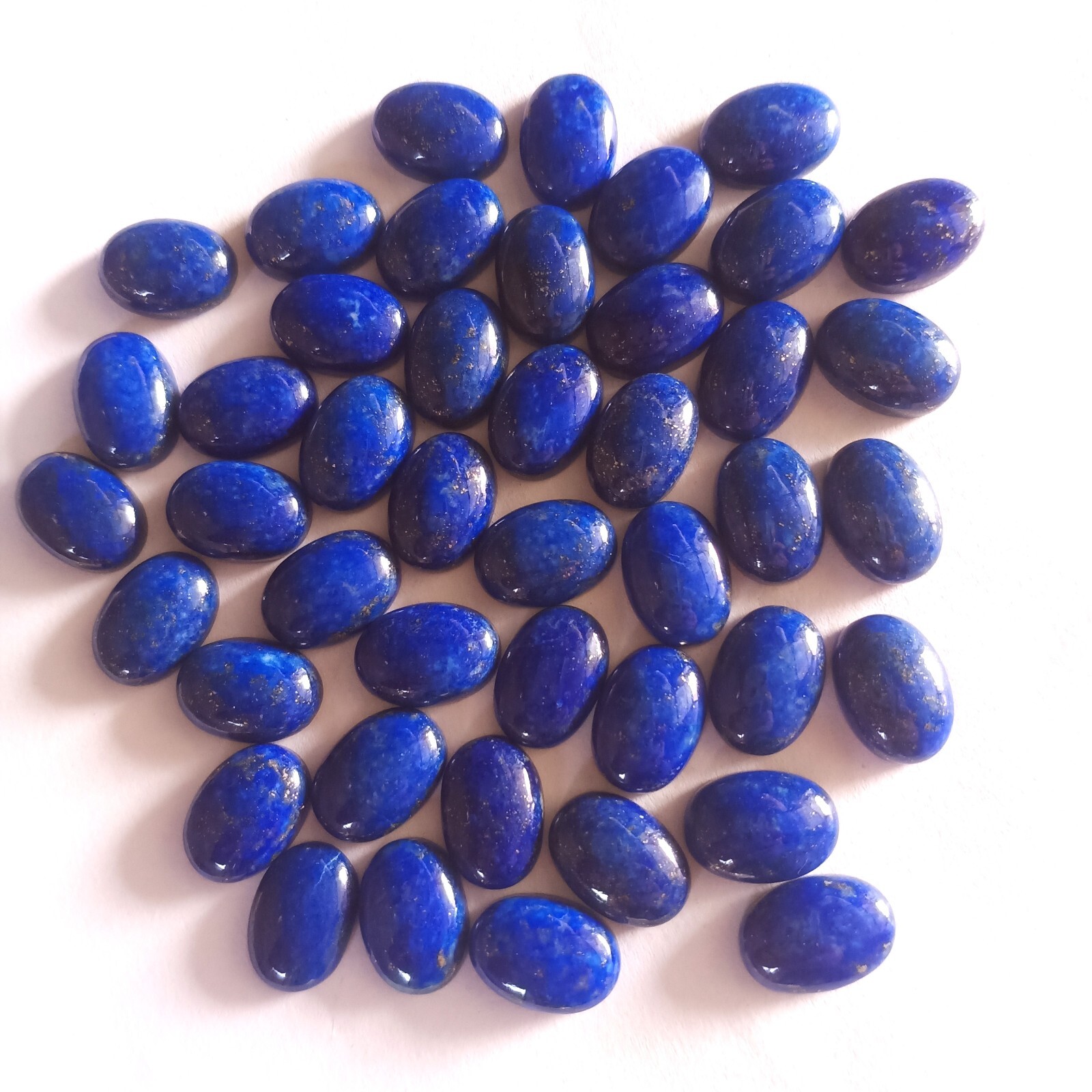 Beautiful Lapis Lazuli Oval Cabochon Size 3x5mm To 8x10mm Flat Back Gemstone