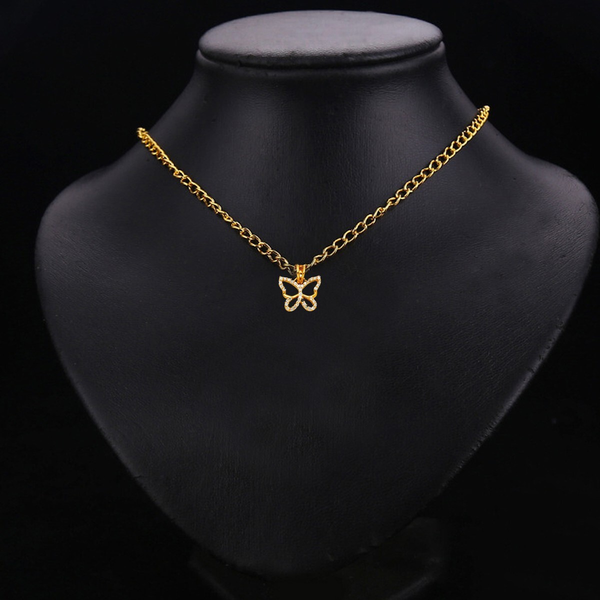 Gold 14K Yellow Gold Butterfly Pendant