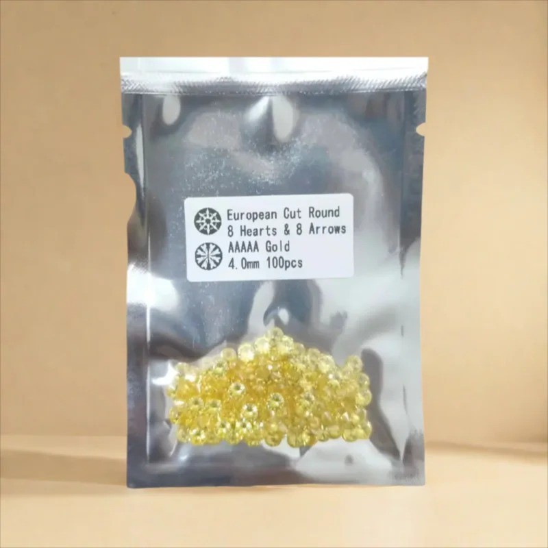 Round Cut 5A Cubic Zirconia Stone Mix Colors 15 Loose CZ Stones Synthetic Gems.
