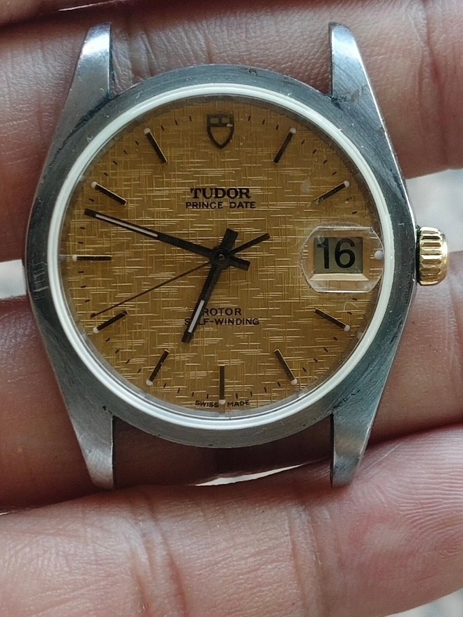 Tudor 74033 Stainless Steel 2824-2 Automatic Movement Watch Working