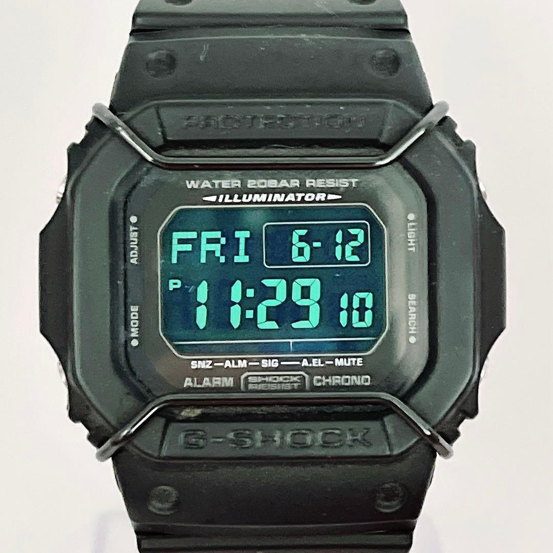 CASIO G-SHOCK DW-D5600P 3433 Black Watch Wrist 15-22cm From Japan