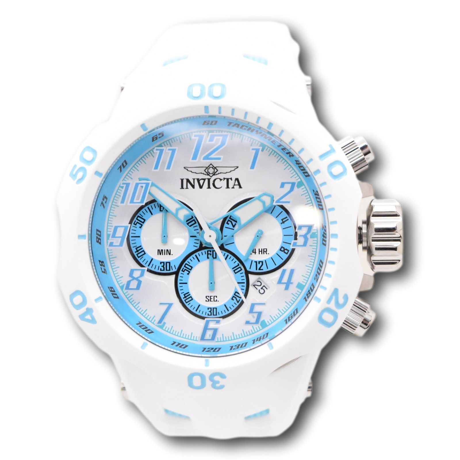 Invicta Venom Hydra Arctic Glacier Men’s 52mm White & Blue Chrono Watch 50511