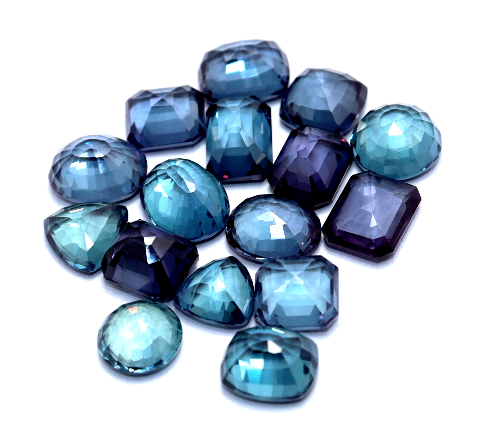 Natural Loose Gemstone Alexandrite Certified Color Changing Mix Shape 100 Ct Lot