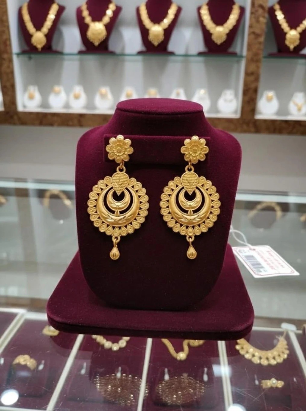 Royal Chandrika Brass Drops & Danglers earring for women and girls