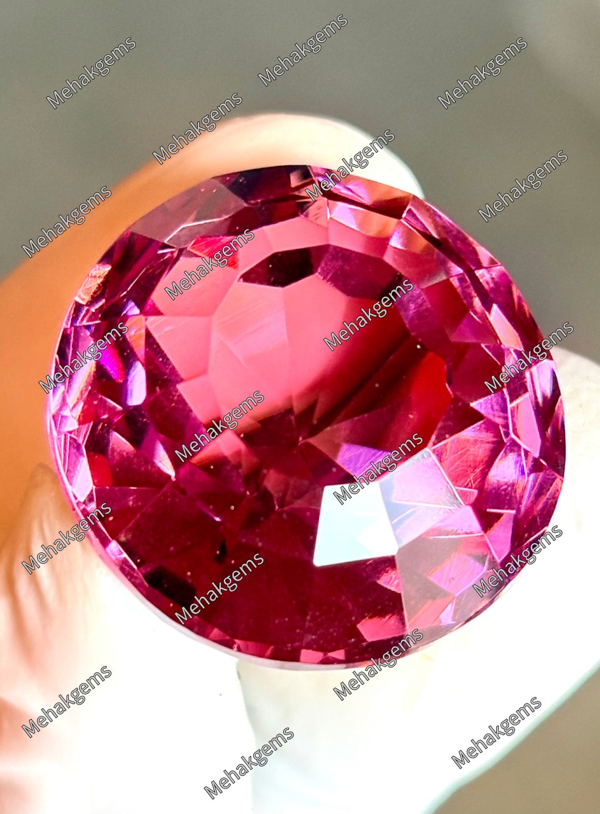 69 Carat Zultanite Gemstone, Round Faceted Color Changing Diaspore Pendant Stone