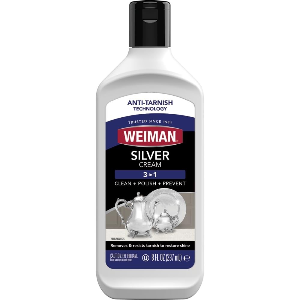 Unscented 8 Fl Oz Silver Cream Cleaner – Polish, Shine & Restore Effortlessly