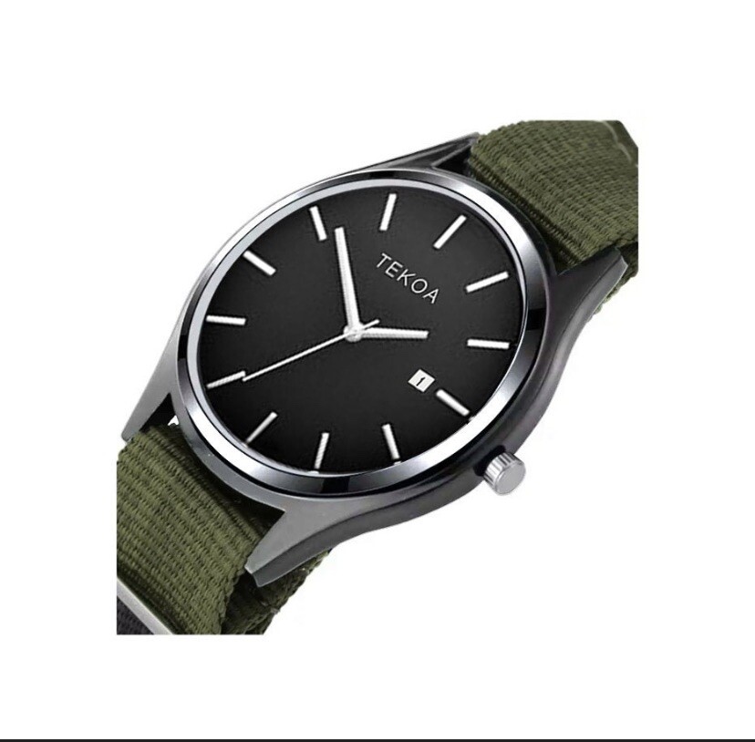 Watch Minimalist Casual Business Japan Movement for Men Women Ladies Nylon Band
