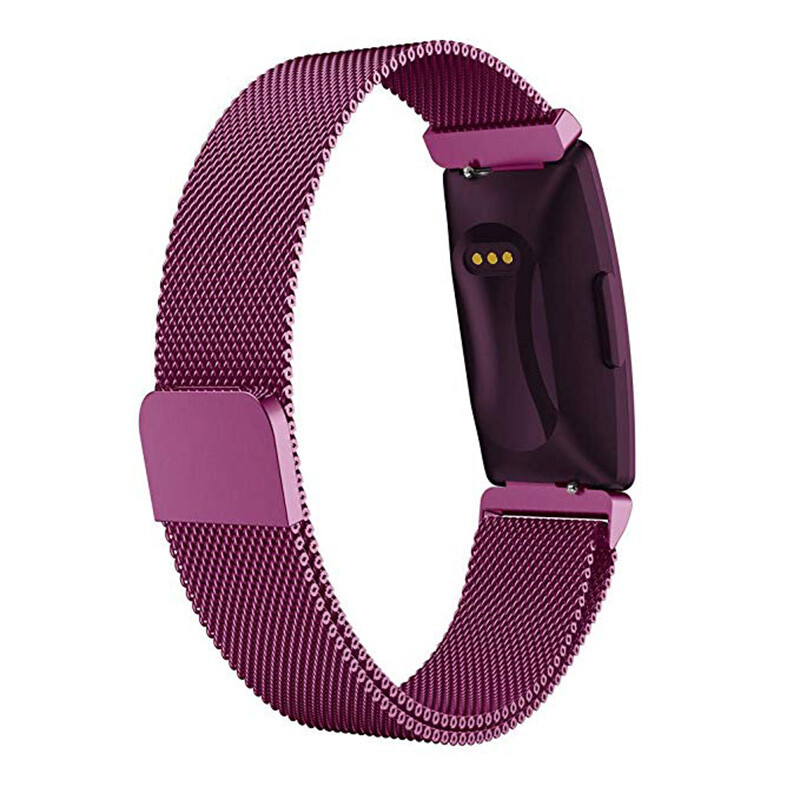 For Fitbit Inspire/Inspire 2 Metal Milanese Magnetic Loop Stainless Steel Band