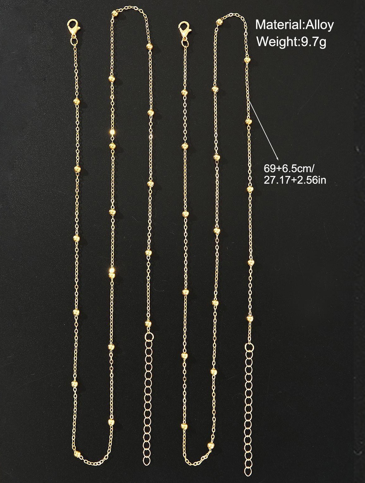 14K Gold Plated Waist Chain for Women, Sexy Belly Chain Body Jewelry