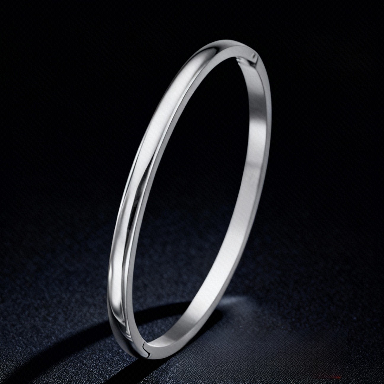 Stainless Steel Bangle Bracelet Women Rose Gold/ Silver/Zircon Diamond Variation