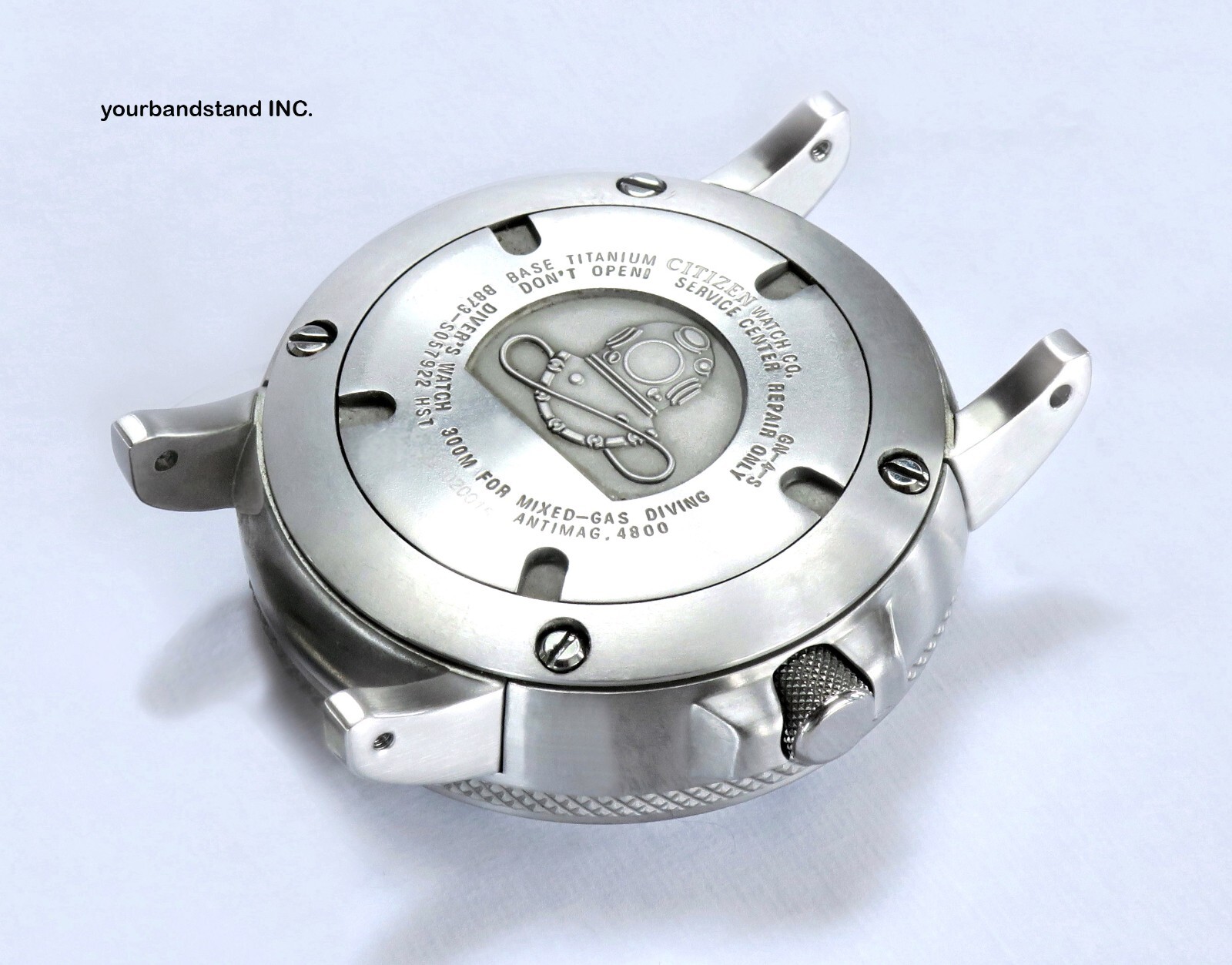 NEW 2 CitiZilla Silver brushed finish adapter Citizen Ecozilla Autozilla BJ8050