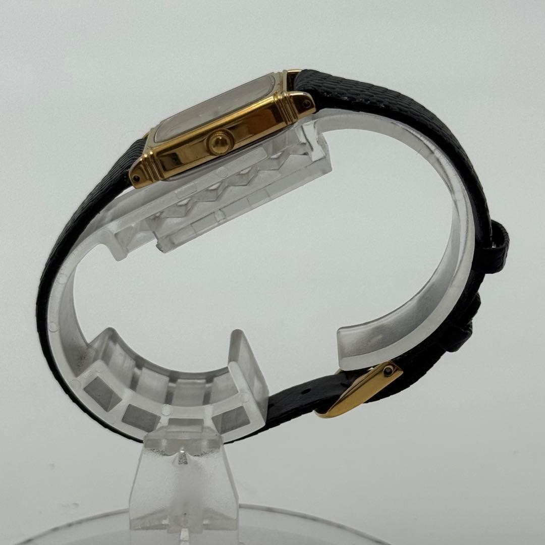 SEIKO New Battery Wristwatch Ladies 2P21 5210 Square Working Item