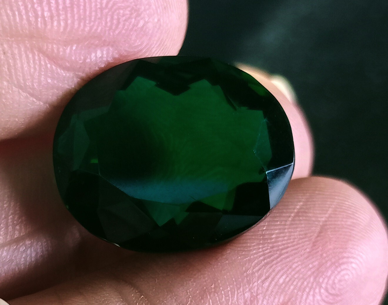 Superb 14.25 Ct Tourmaline Excellent Green Color Oval Shape Loose Gemstone AAA