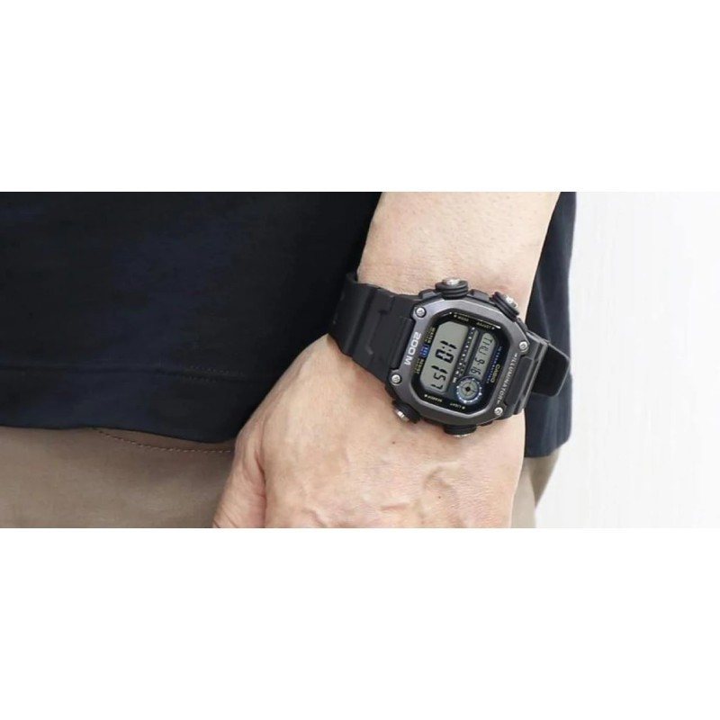 Casio DW-291HX-1AVCF Digital Sport Watch WR200 LED Alarm Chrono Illuminator NEW