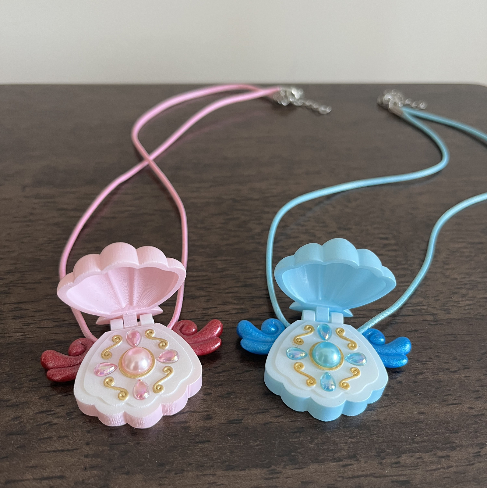 Handmade Pichi Pichi Pitch Openable Pendant Mermaid Melody Necklace Luchia Hanon