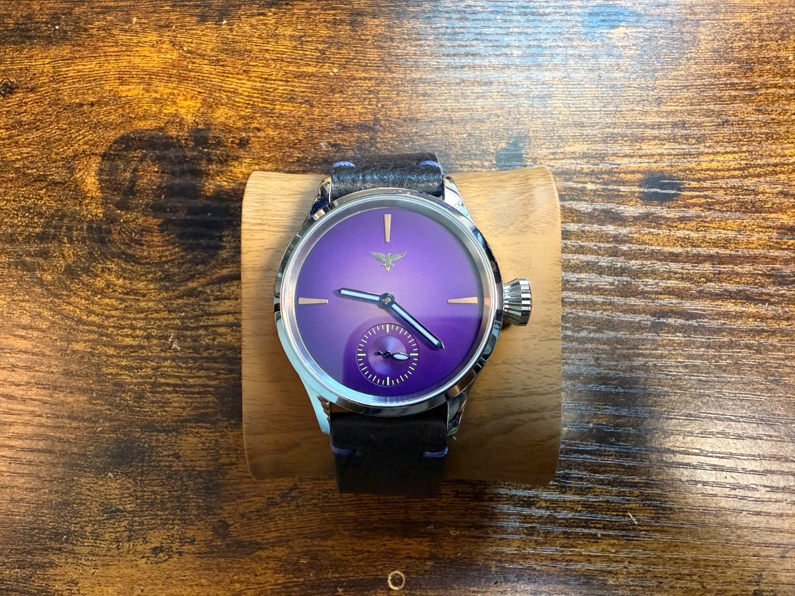 Watch Swiss eta 6498 movement Handmade Strap