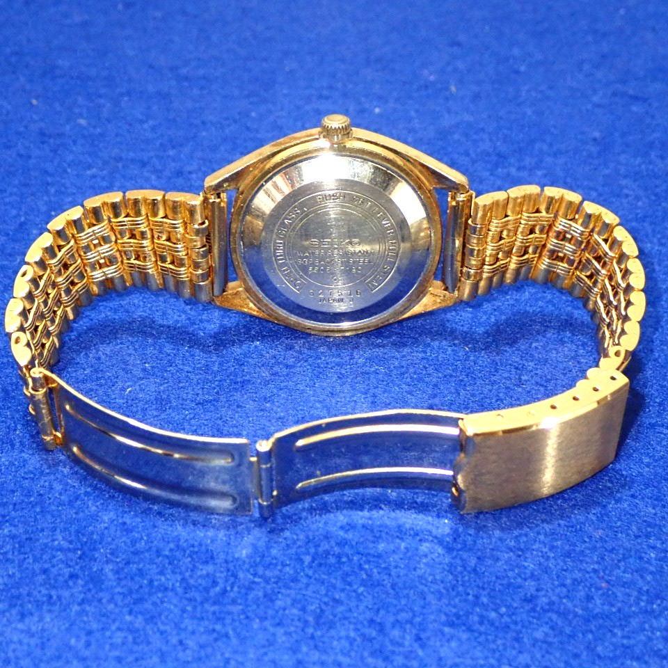 SEIKO Vintage 1973 JDM Load Matic 25J 5606-7010 Day Date KANJI Sunray Dial 37mm