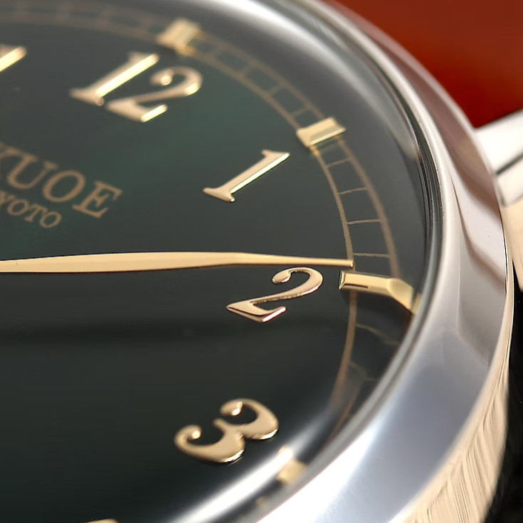 KUOE OLD SMITH 90-007 Automatic Small Seconds Green Dial 35mm Made in Japan